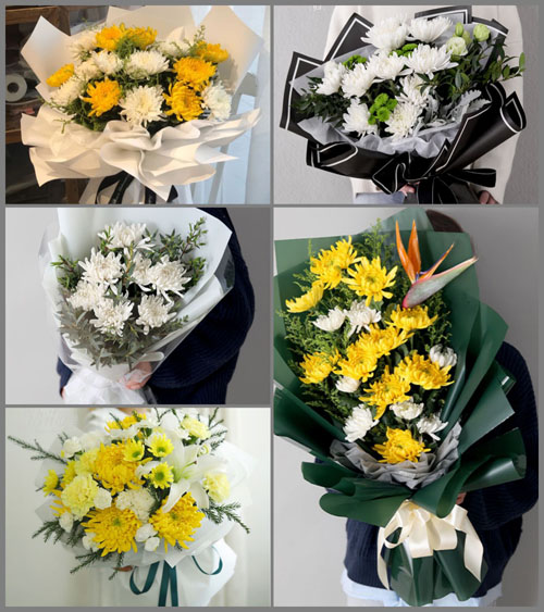广西柳州融水县香粉乡白事花束代送
